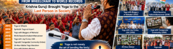 International Yoga Day 2026 journey of Krishna Guruji from wheelchair to world records promoting yoga for humanity and social inclusion
