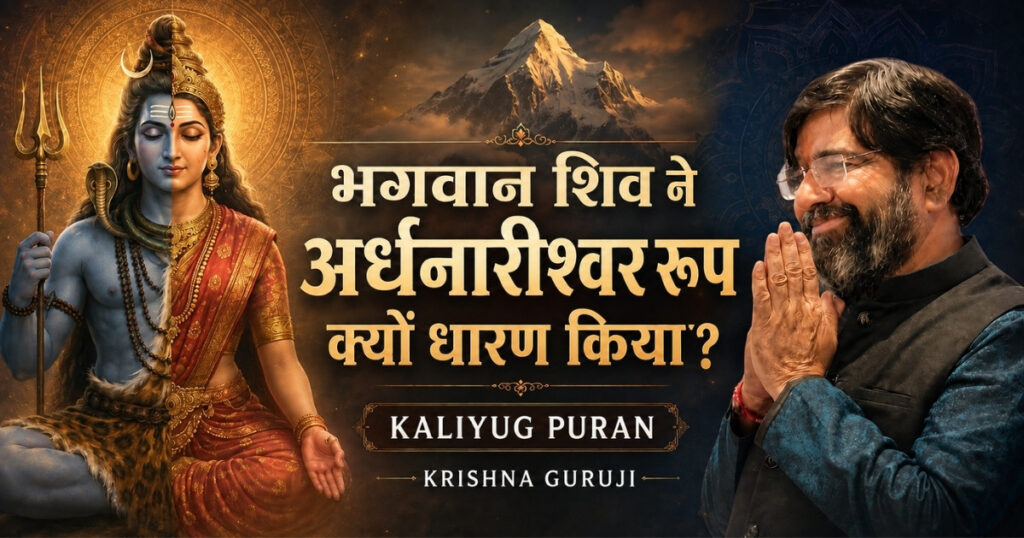 भगवान शिव ने अर्धनारीश्वर रूप क्यों धारण किया—Kaliyug Puran में Krishna Guruji की व्याख्या