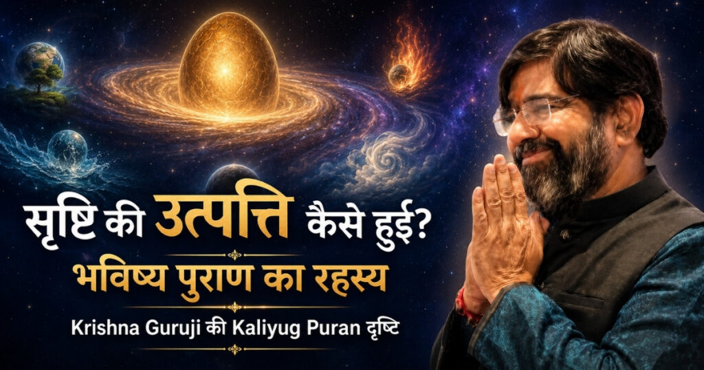 भविष्य पुराण में सृष्टि की उत्पत्ति और हिरण्यगर्भ का रहस्य समझाते Krishna Guruji