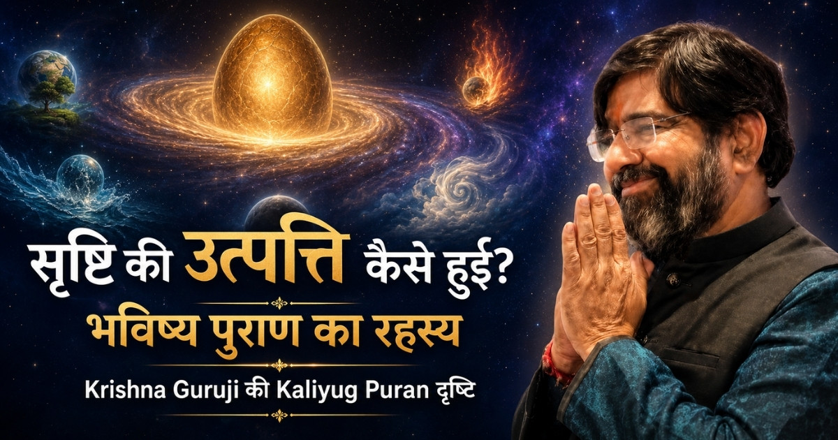 भविष्य पुराण में सृष्टि की उत्पत्ति और हिरण्यगर्भ का रहस्य समझाते Krishna Guruji