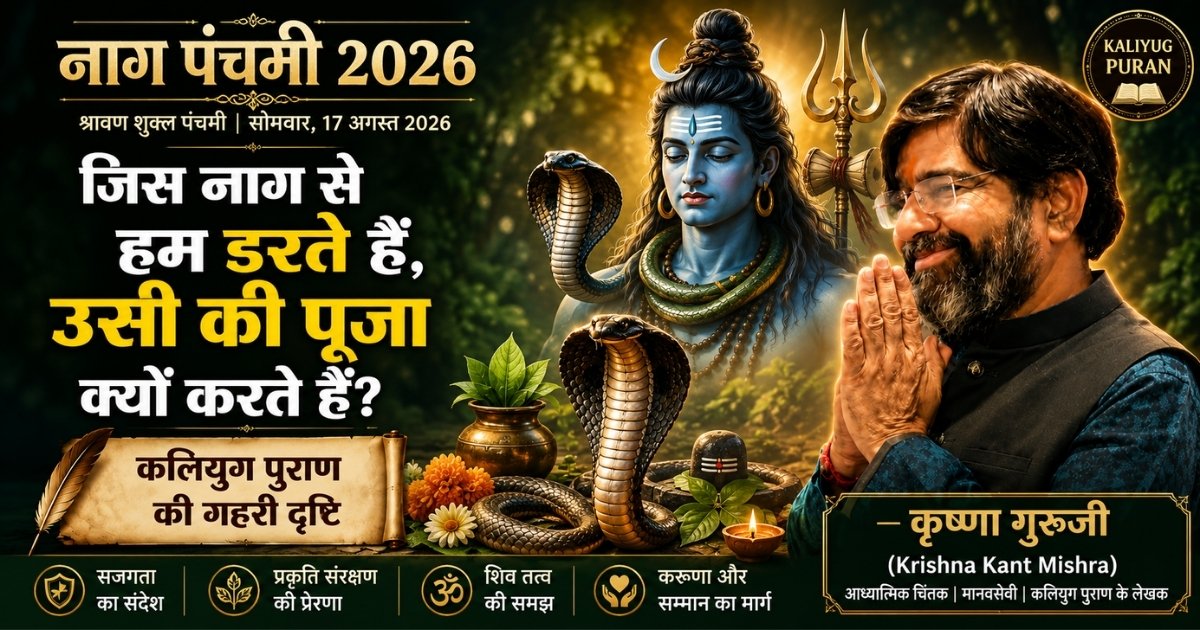 नाग पंचमी 2026 कलियुग पुराण कृष्णा गुरुजी भगवान शिव और नाग देवता