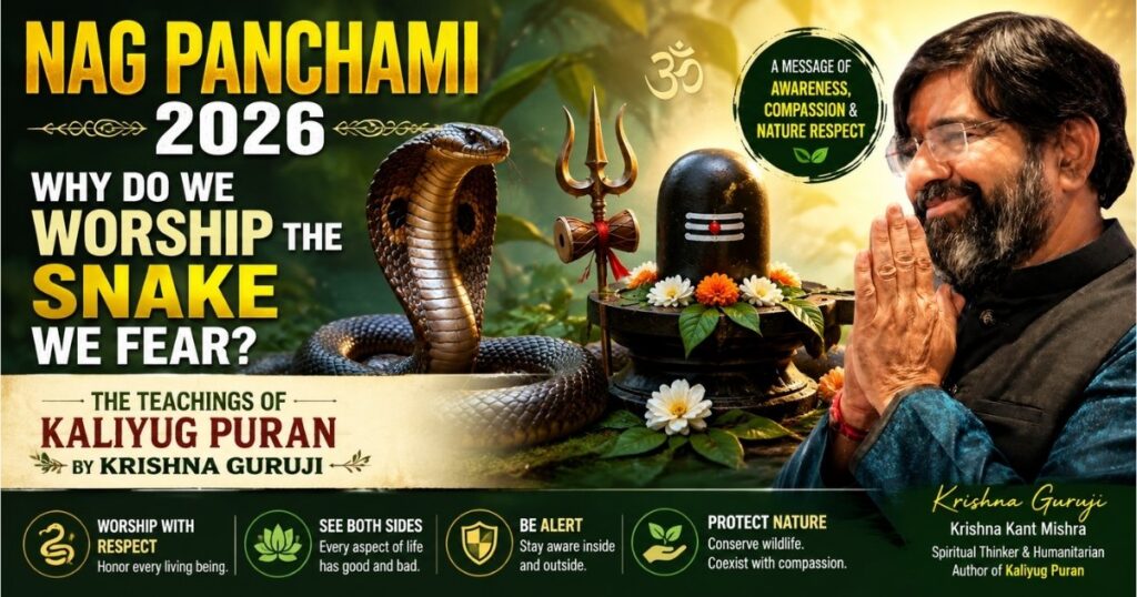 Nag Panchami 2026 message by Krishna Guruji Kaliyug Puran
