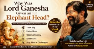 Ganesha Elephant Head – Shiva Purana story and Kaliyug Puran perspective by Krishna Guruji